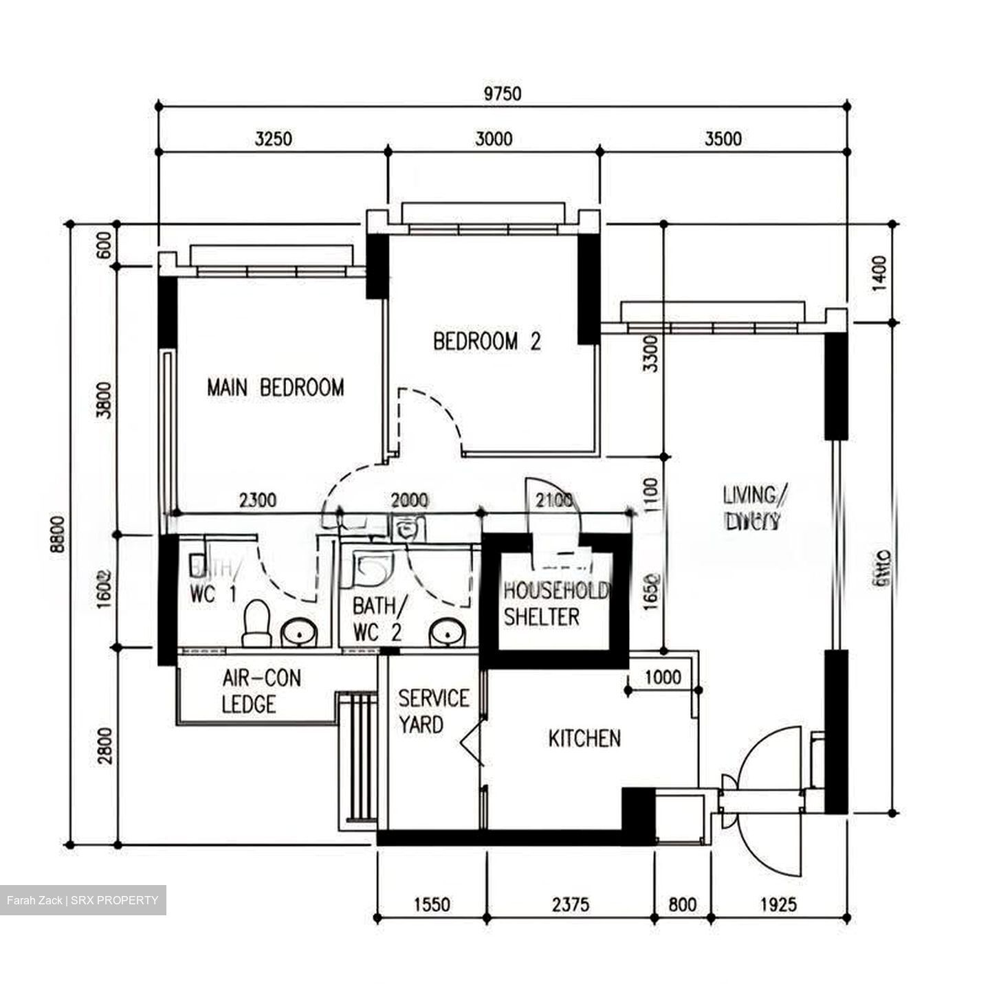 Blk 512A Oleander Breeze @ Yishun (Yishun), HDB 3 Rooms #627629501